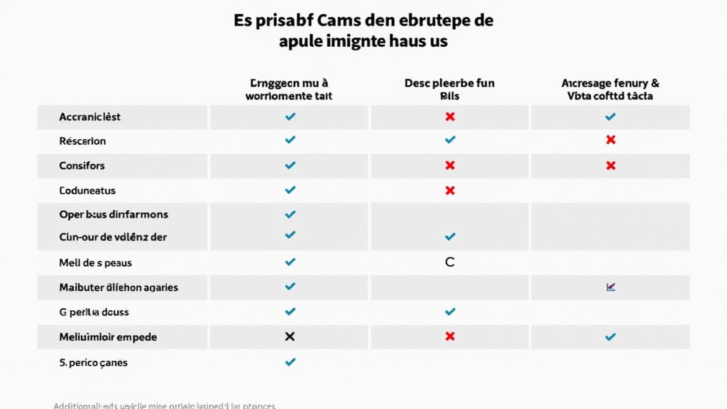 Tableau comparatif des coûts moyens d