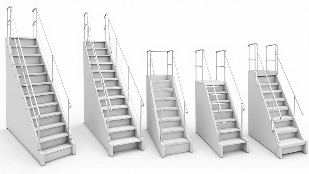 Tableau comparatif des différents types de monte-escaliers disponibles à Paimpol