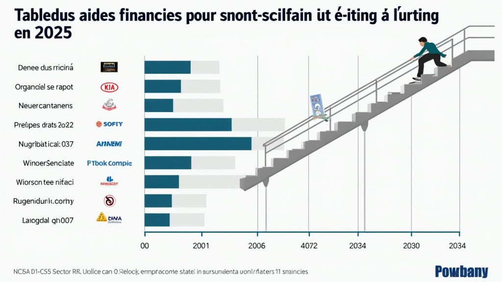 Tableau des aides financières pour monte-escalier à Œting en 2025