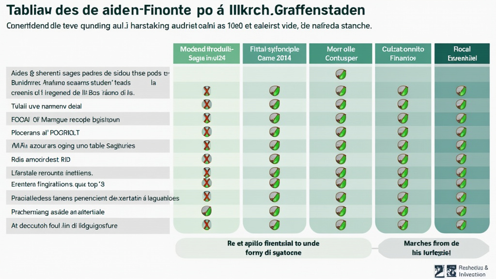 Tableau des aides financières pour un monte-escalier à Illkirch-Graffenstaden