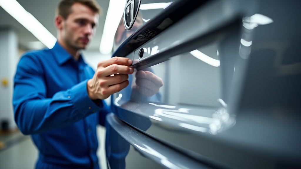 Technicien effectuant la maintenance d