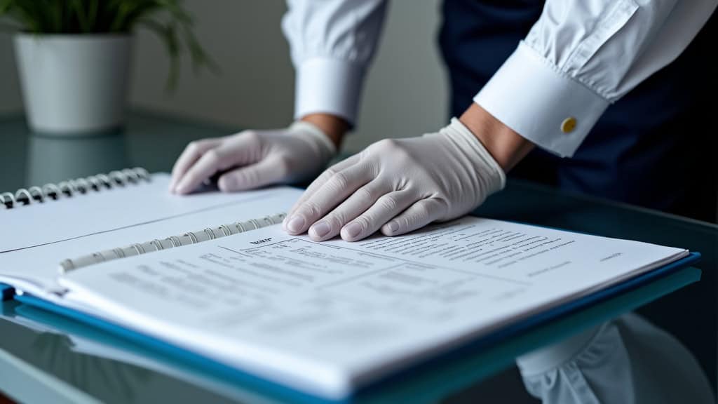 Technicien effectuant la maintenance d