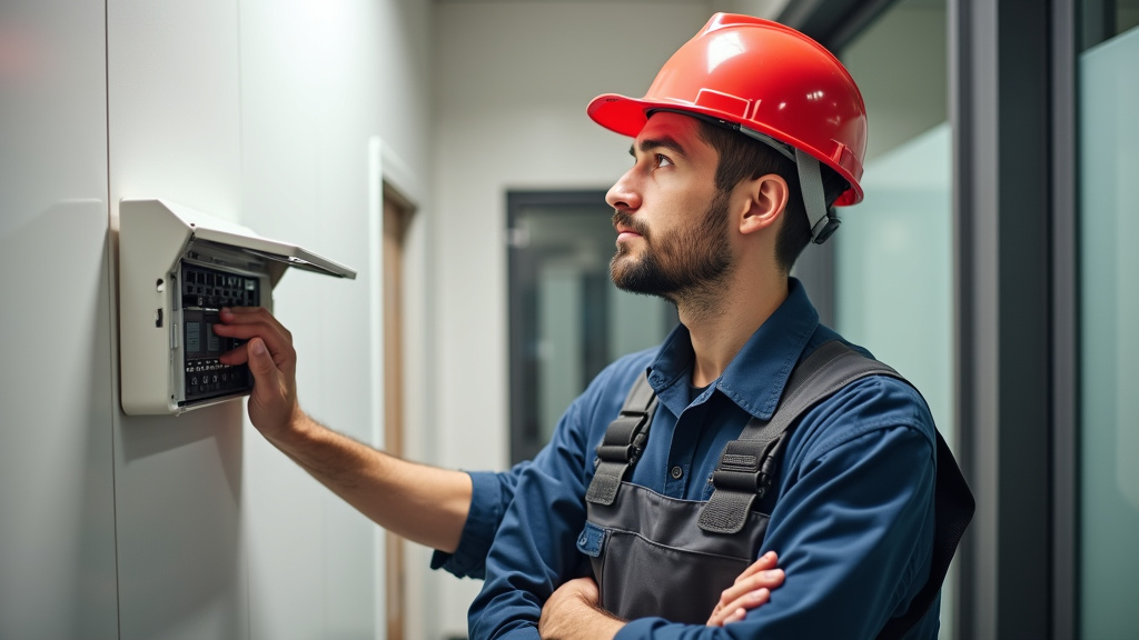 Technicien en déplacement pour une installation à Le Luc