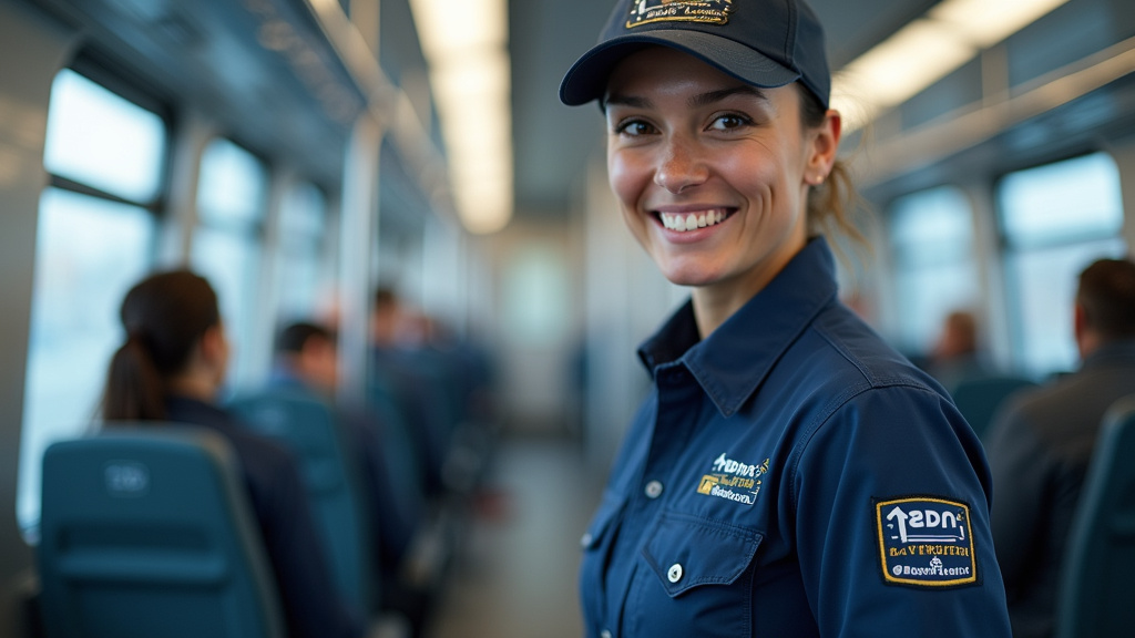 Technicien en train d