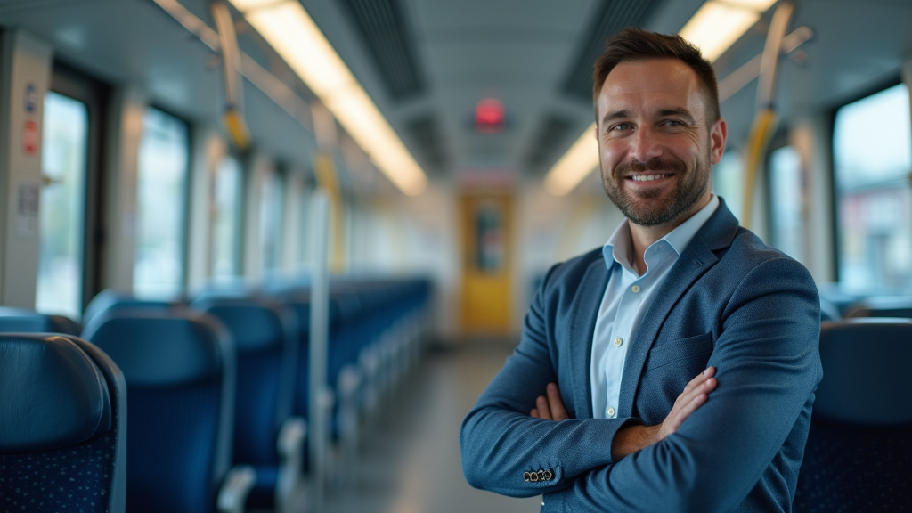 Technicien en train d