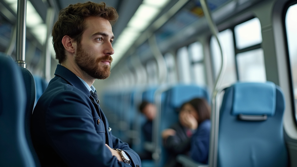 Technicien en train d