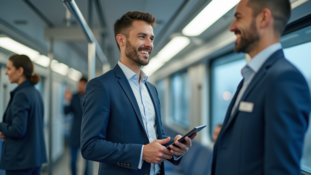 Technicien en train d