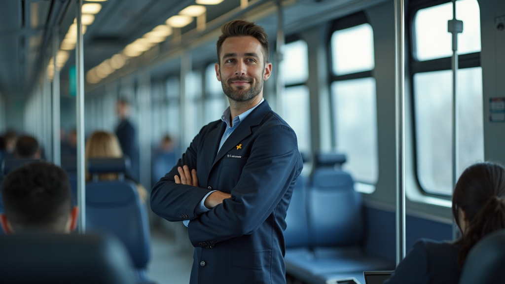 Technicien en train d