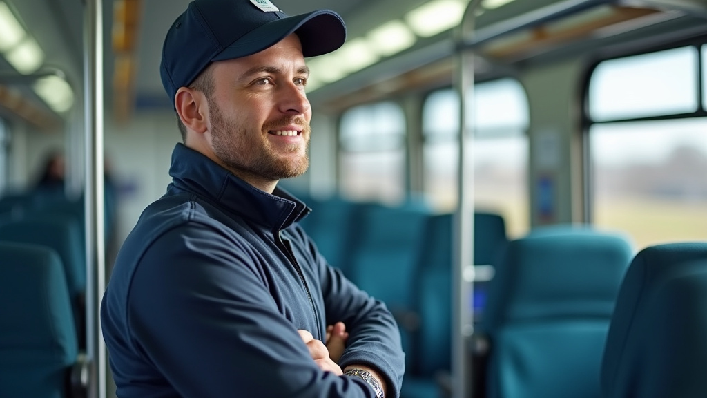 Technicien en train d