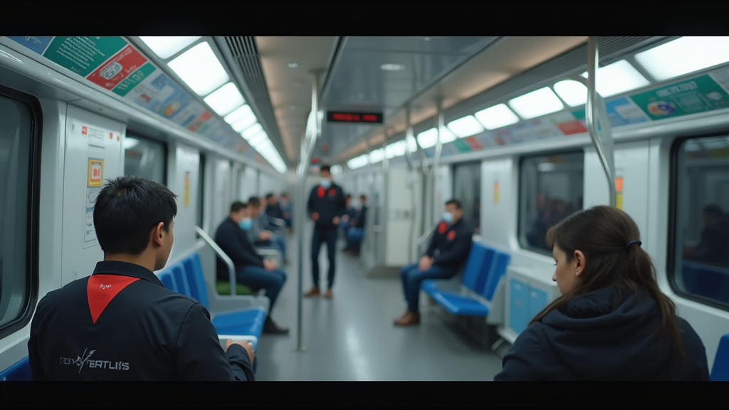 Technicien en train d