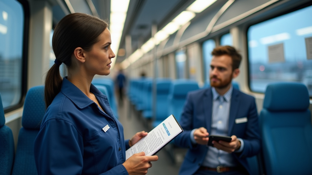 Technicien en train d