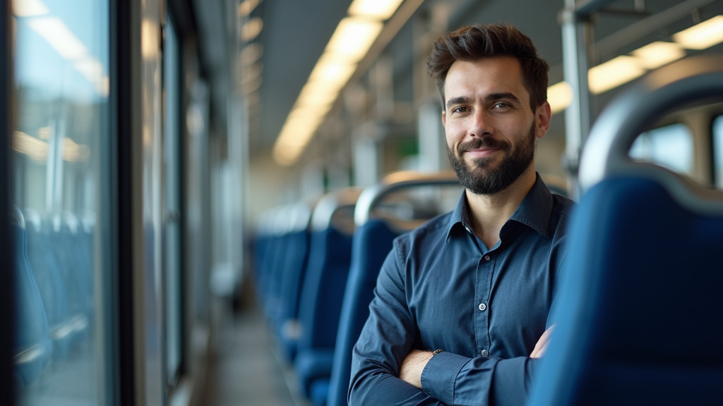 Technicien en train d