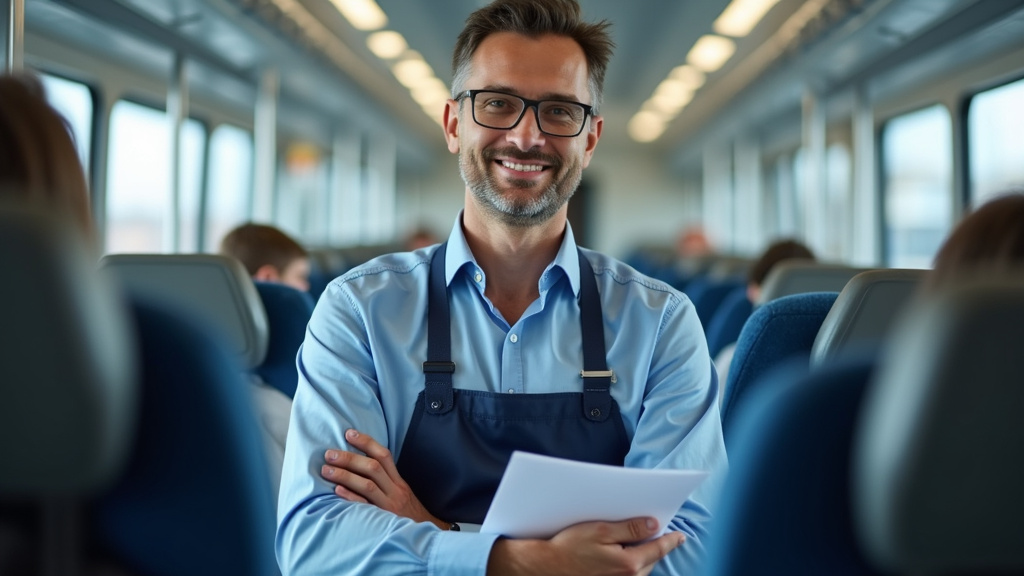 Technicien en train d