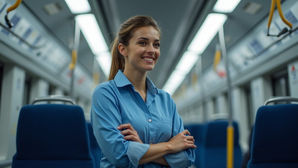 Technicien en train d