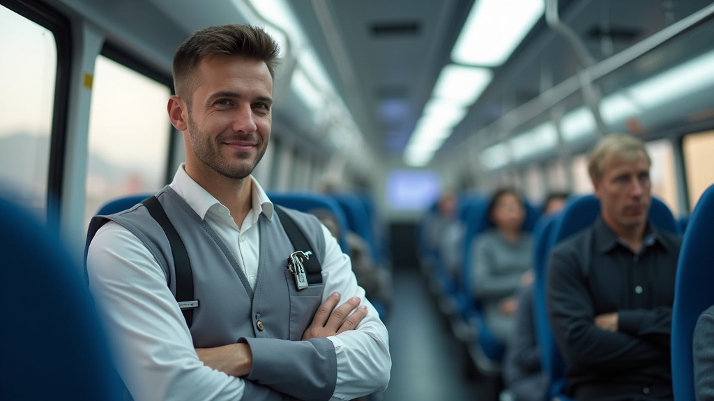 Technicien en train d