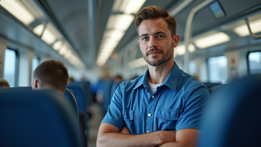 Technicien en train d