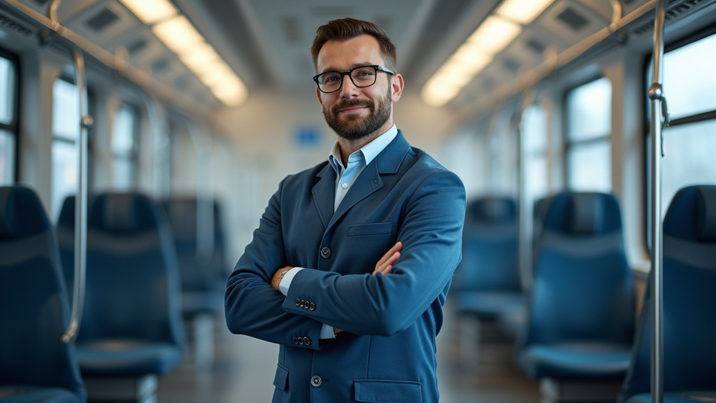 Technicien en train d