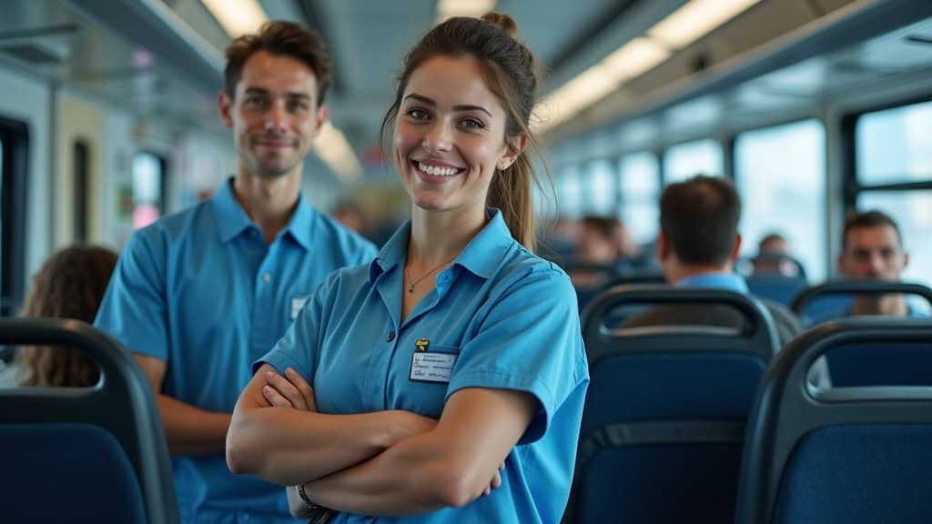 Technicien en train d