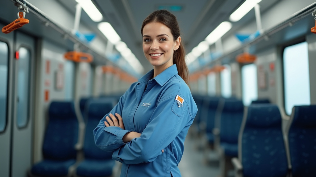 Technicien en train d