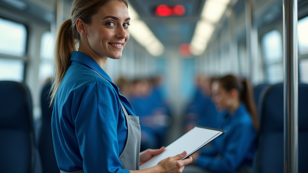 Technicien en train d