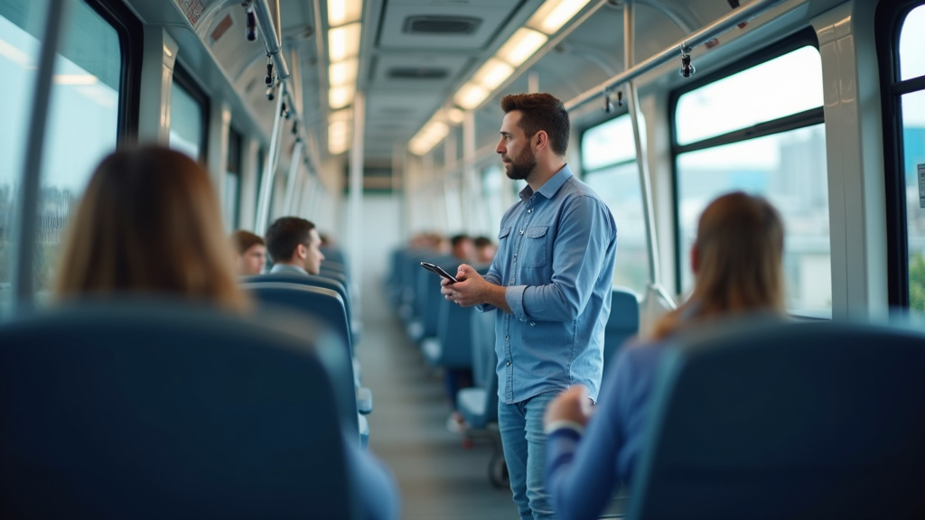 Technicien en train d