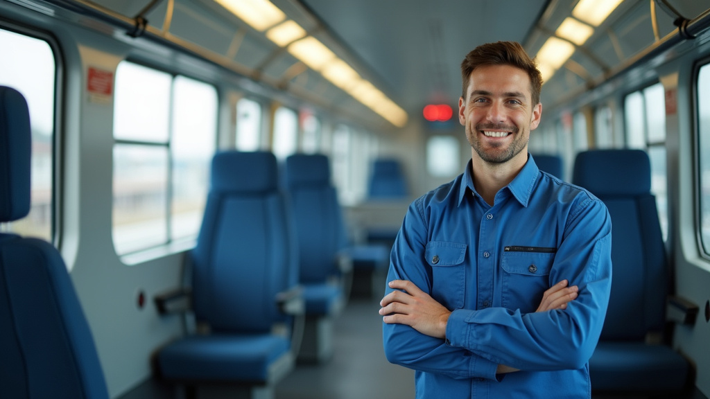 Technicien en train d