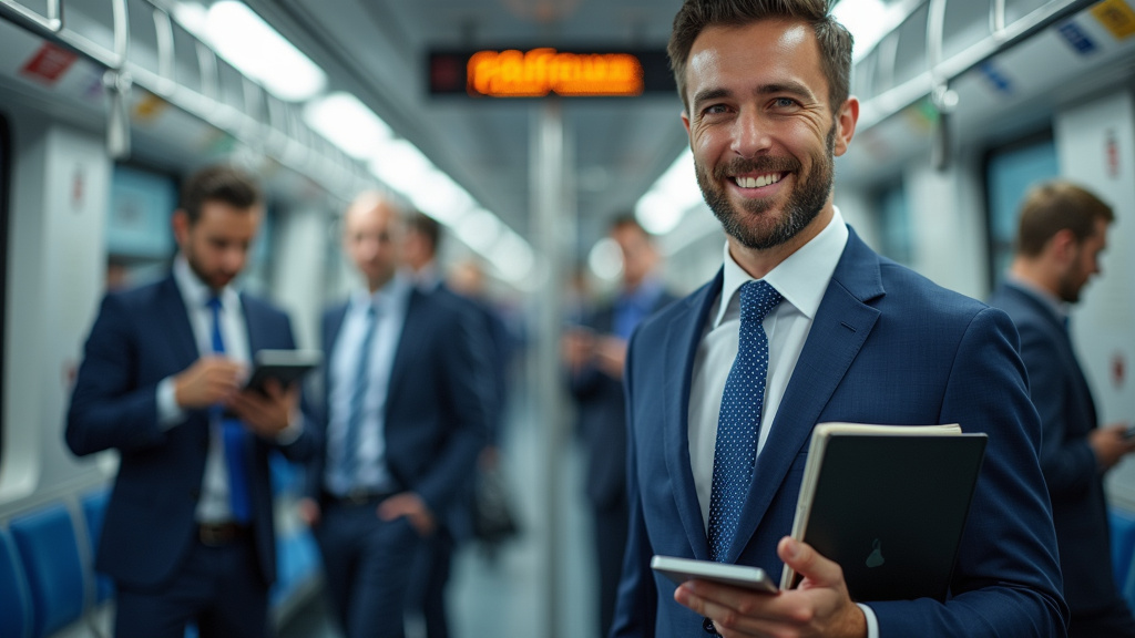 Technicien en train d