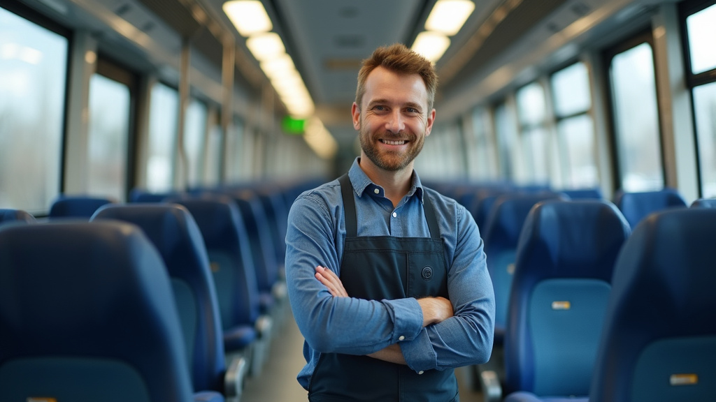 Technicien en train d