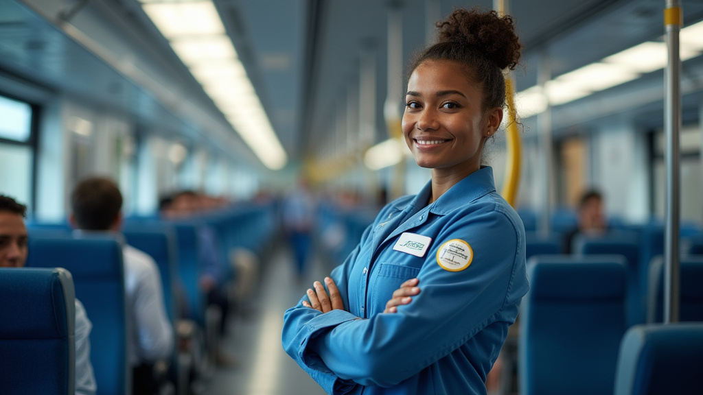 Technicien en train d