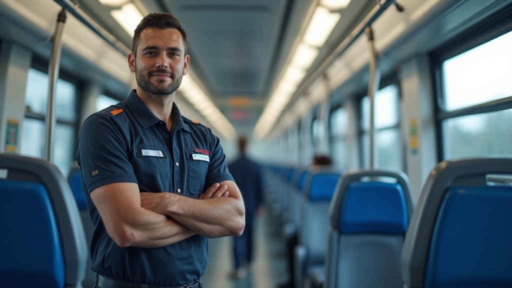 Technicien en train d