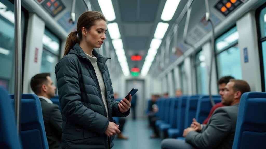 Technicien en train d