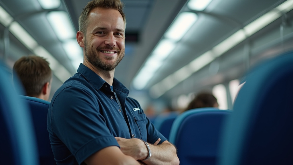 Technicien en train d