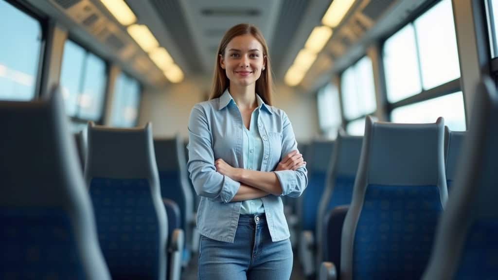 Technicien en train d