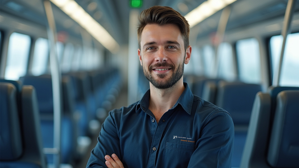 Technicien en train d