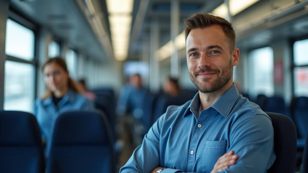 Technicien en train d