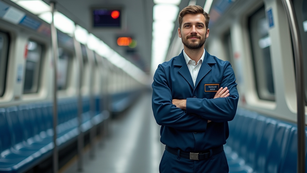 Technicien en train d