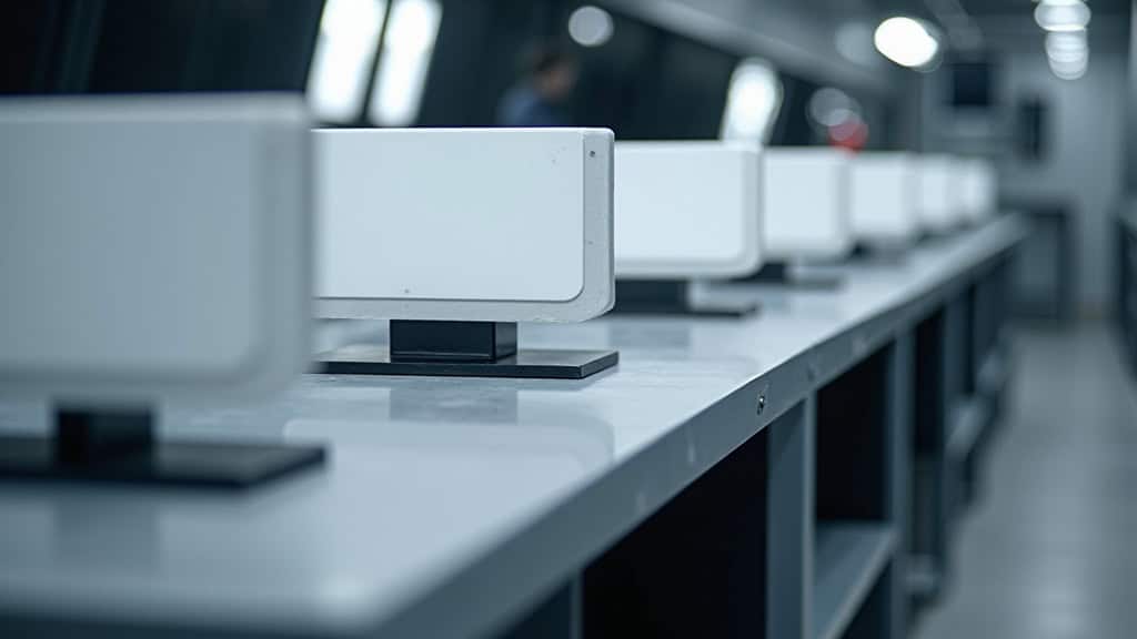 Technicien en train d