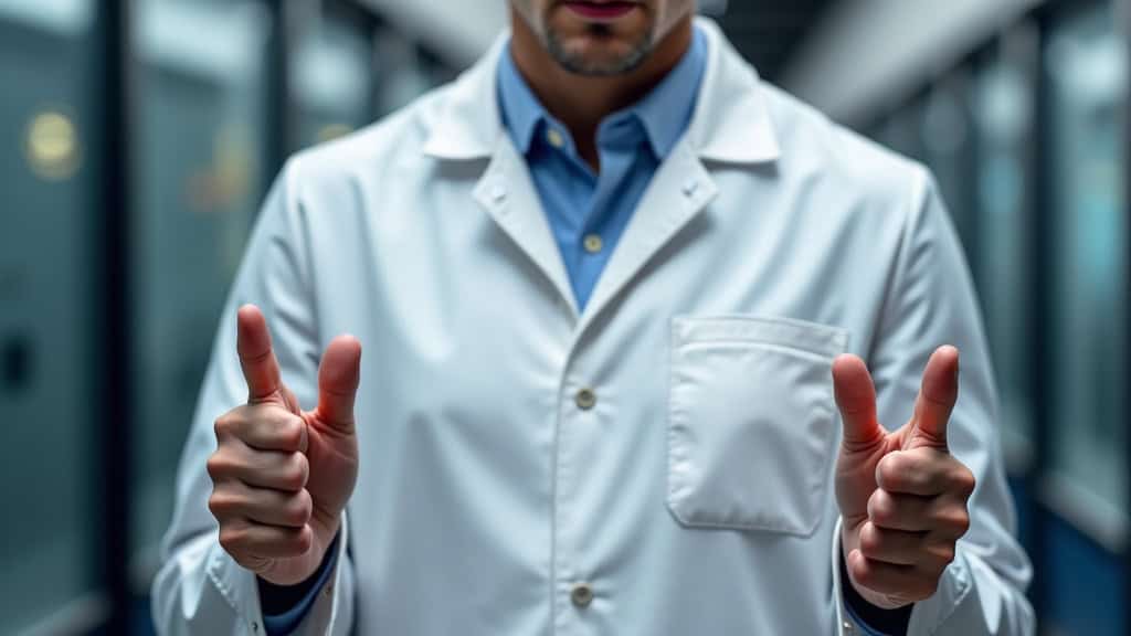 Technicien en train d