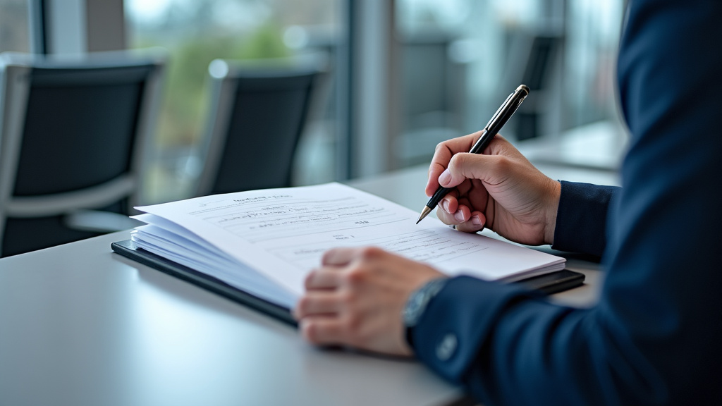 Technicien en train d