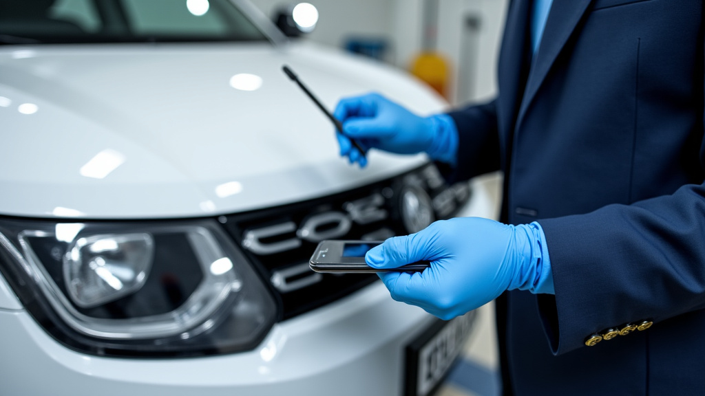 Technicien en train d