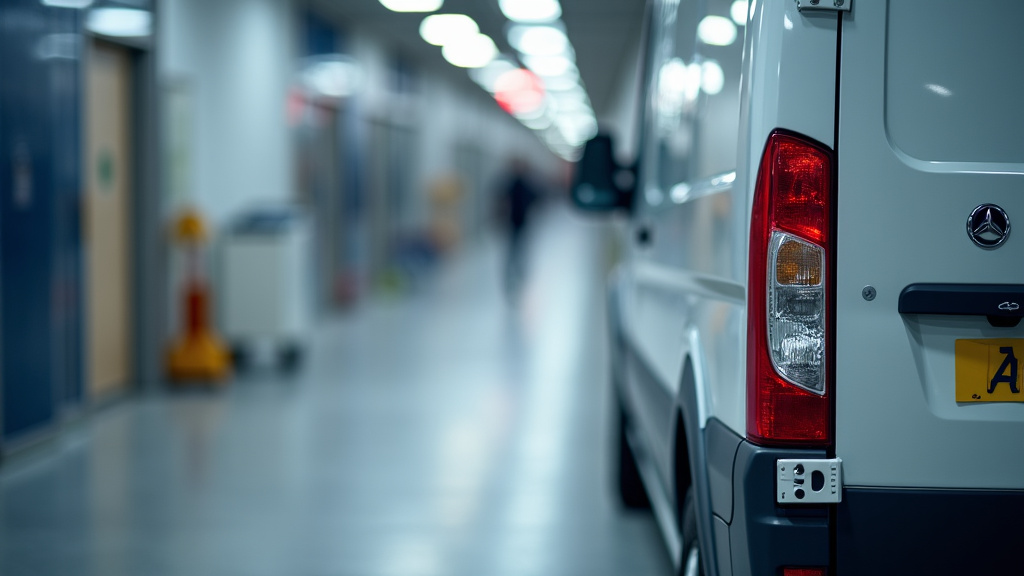 Technicien en train d