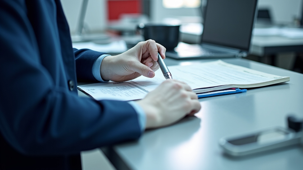 Technicien en train d