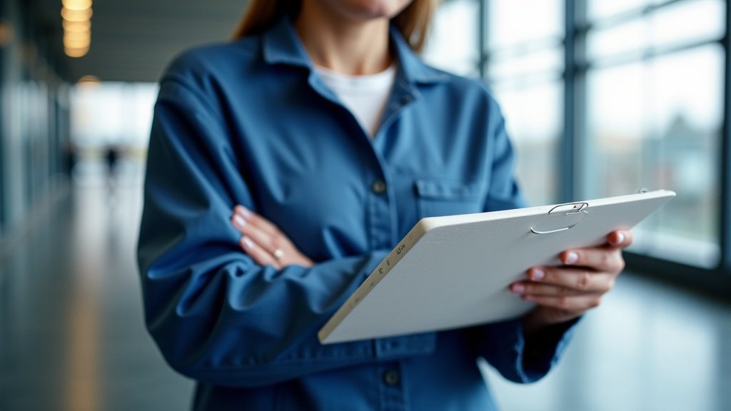 Technicien en train d