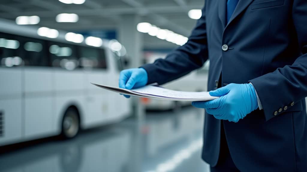 Technicien en train d