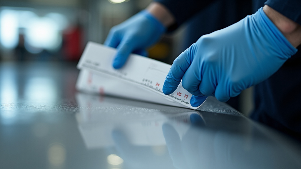 Technicien en train d