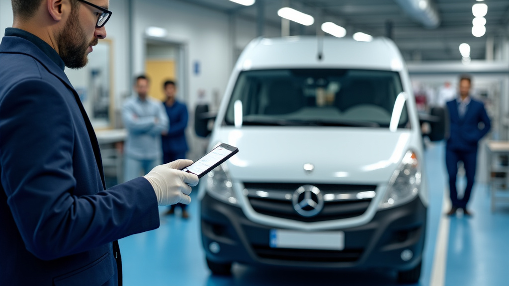 Technicien en train d