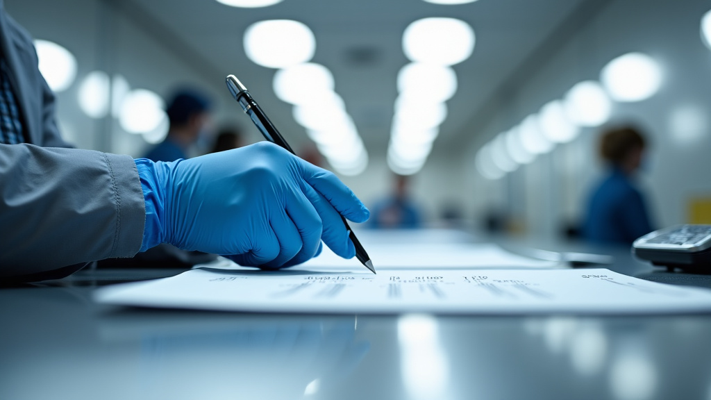 Technicien en train d