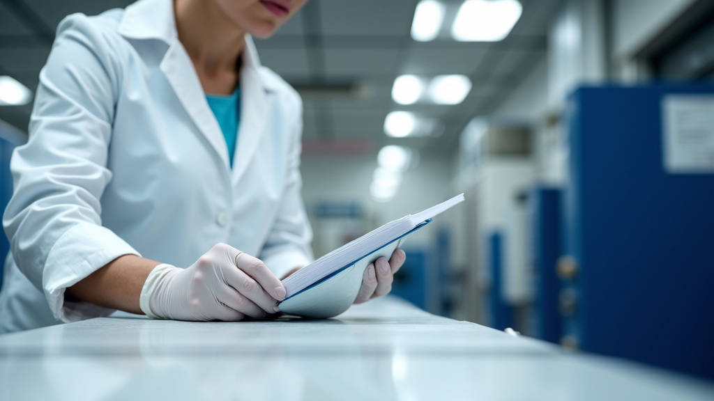 Technicien en train d