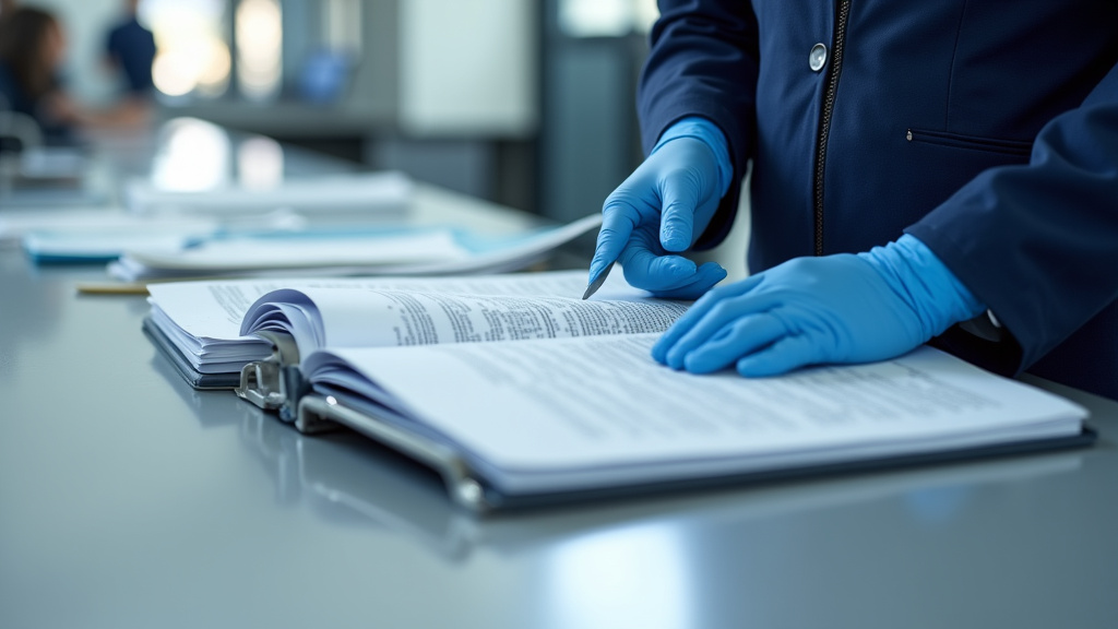 Technicien en train d