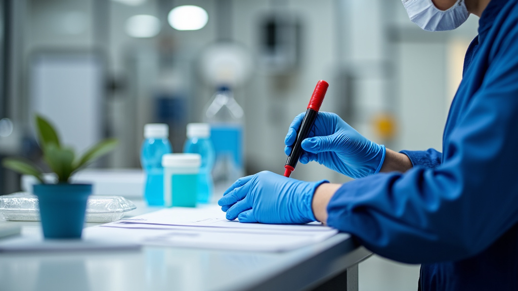 Technicien en train d